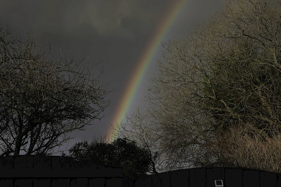 Rainbow, 1/250 sec, f/5.6, ISO 100, 26.42 mm